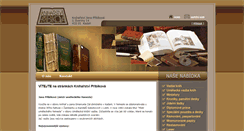 Desktop Screenshot of kniharstvi-pribikova.cz